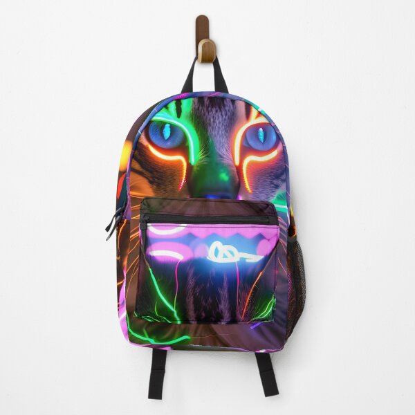 Item preview, Neon Cat - Modern Digital Art designed and sold by Ai-michiart.