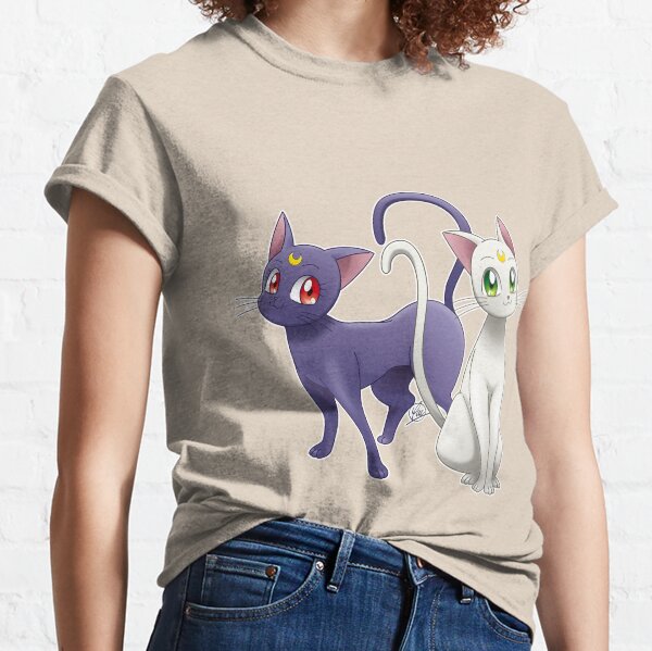 Luna & Artemis (Sailor Moon Crystal edit.) Classic T-Shirt