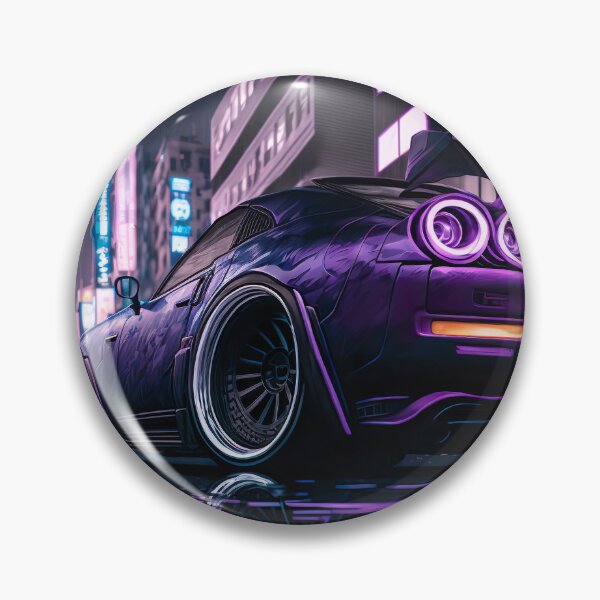 Item preview, JDM Japanese Car Tokyo Midnight Cyberpunk Night Scene  designed and sold by Jozzabazza.