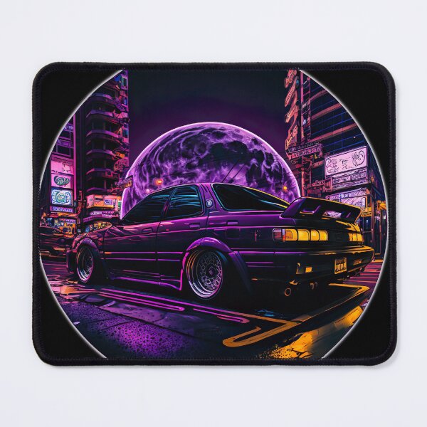 Item preview, JDM Japanese Car Tokyo Midnight Cyberpunk Night Scene designed and sold by Jozzabazza.