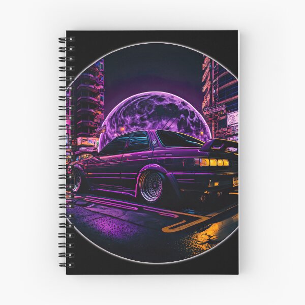 Item preview, JDM Japanese Car Tokyo Midnight Cyberpunk Night Scene  designed and sold by Jozzabazza.