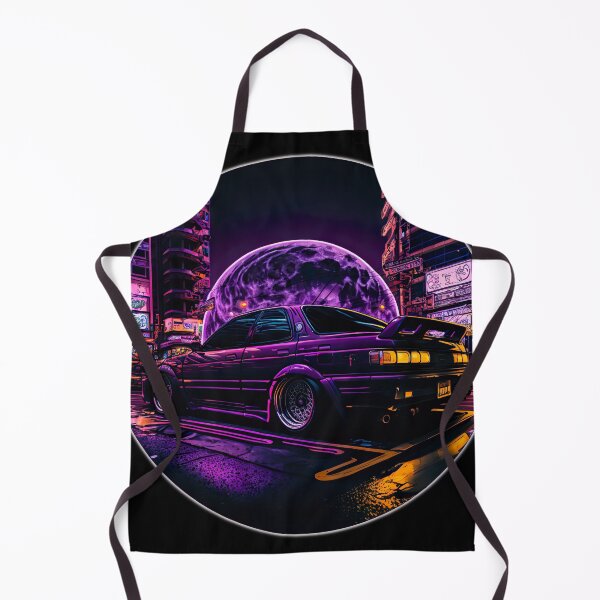 Item preview, JDM Japanese Car Tokyo Midnight Cyberpunk Night Scene designed and sold by Jozzabazza.
