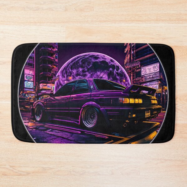 Item preview, JDM Japanese Car Tokyo Midnight Cyberpunk Night Scene  designed and sold by Jozzabazza.
