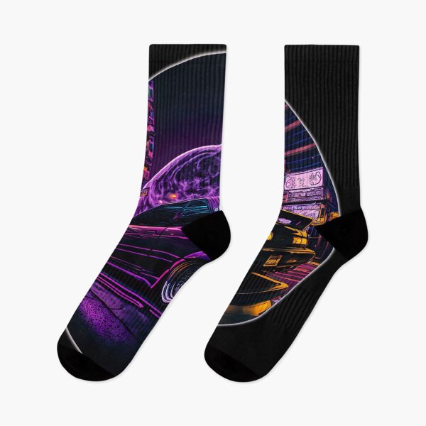 Item preview, JDM Japanese Car Tokyo Midnight Cyberpunk Night Scene designed and sold by Jozzabazza.