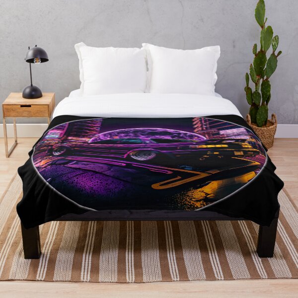 Item preview, JDM Japanese Car Tokyo Midnight Cyberpunk Night Scene designed and sold by Jozzabazza.