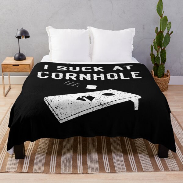 Artikelvorschau, Lustiges Retro Vintages beunruhigtes Cornhole, das ich am Cornhole-Geschenk sauge entworfen und verkauft von ARTZ84.