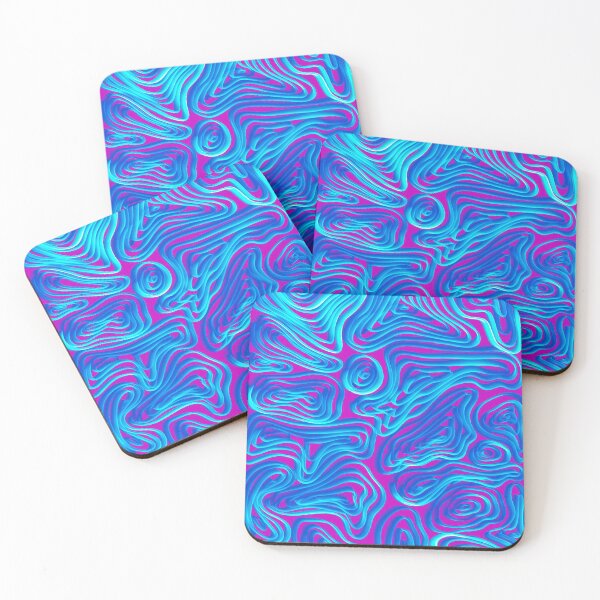 Item preview, Purple & Blue Topographic designed and sold by slippay.