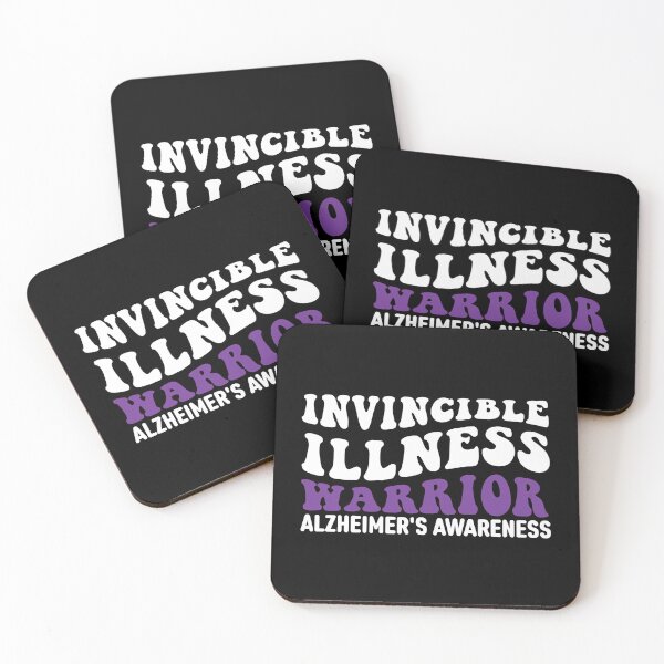 Item preview, Alzheimers Disease Awareness Quotes: Invisible Illness Warrior designed and sold by AMINE  ★★★★★.