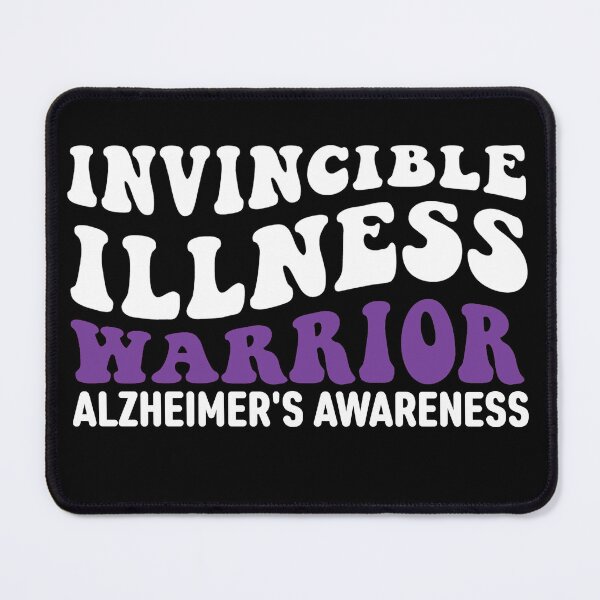 Item preview, Alzheimers Disease Awareness Quotes: Invisible Illness Warrior designed and sold by AMINE ★★★★★.
