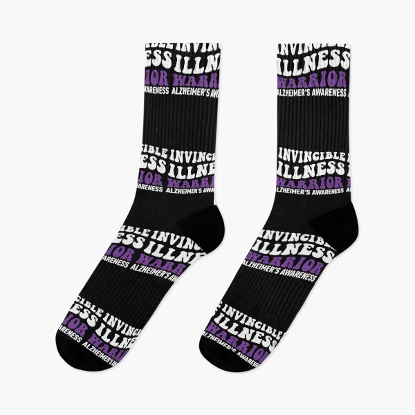 Item preview, Alzheimers Disease Awareness Quotes: Invisible Illness Warrior designed and sold by AMINE  ★★★★★.