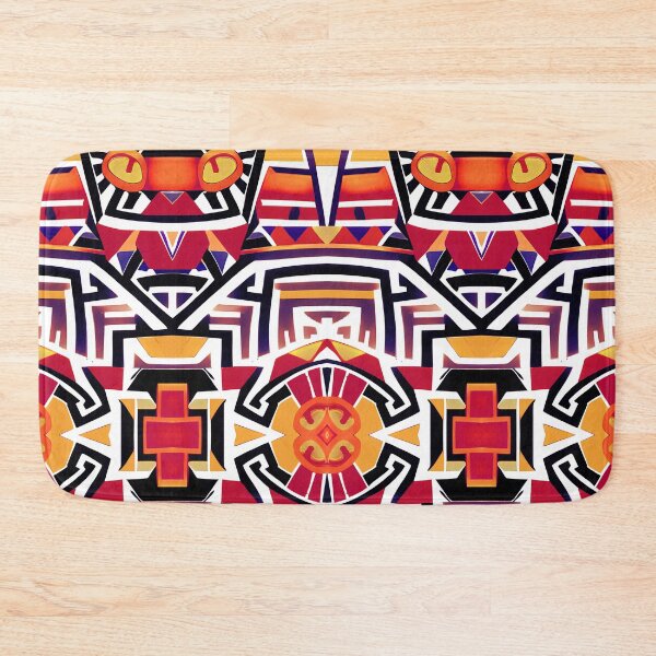 Item preview, Traditional Igorot-inspired tribal pattern. Ethnic Multicolor designed and sold by IlustradoArts.