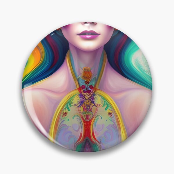 Item preview, Abstracted Impressions: A Surreal Woman Portrait with Bold Colors designed and sold by artmanikin.