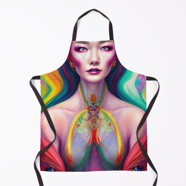Item preview, Abstracted Impressions: A Surreal Woman Portrait with Bold Colors designed and sold by artmanikin.