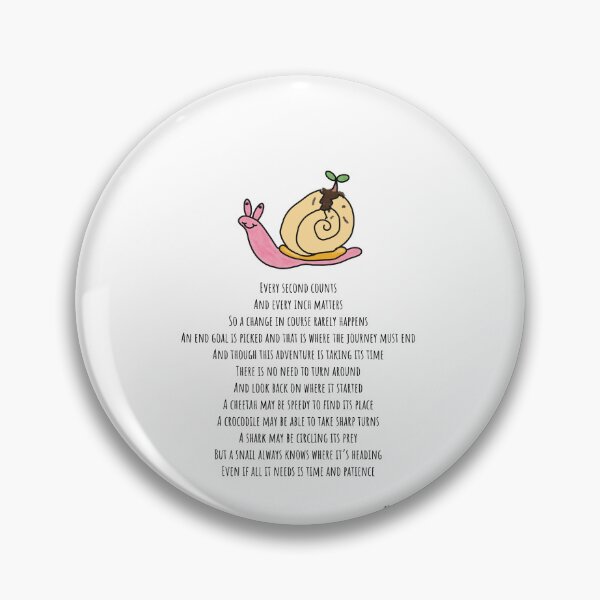 Artikelvorschau, Snail with poem entworfen und verkauft von Beanfox.