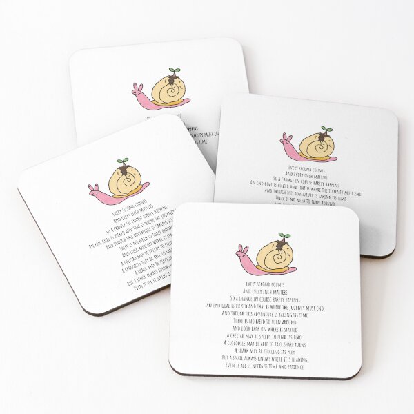 Artikelvorschau, Snail with poem entworfen und verkauft von Beanfox.