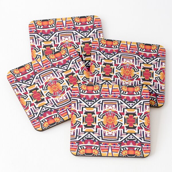 Item preview, Traditional Igorot-inspired tribal pattern. Ethnic Multicolor designed and sold by IlustradoArts.