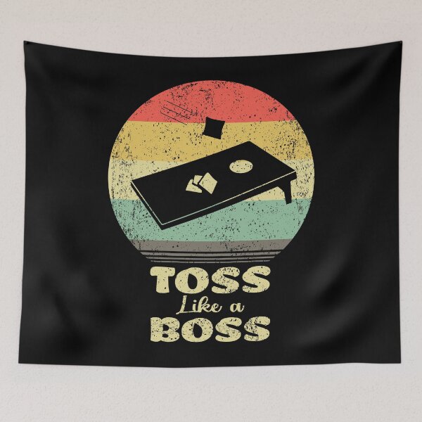Item preview, Funny Vintage Retro Cornhole Toss Like A Boss Gift designed and sold by ARTZ84.