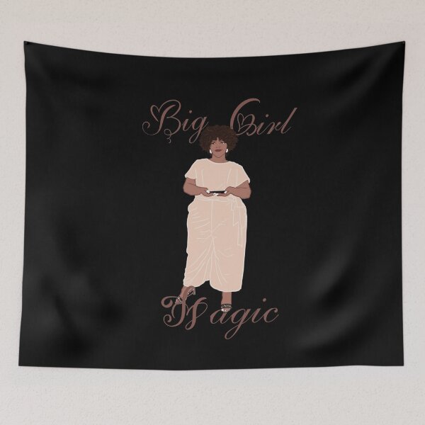 Item preview, Big Girl Magic-Black Background  designed and sold by Trendi61.
