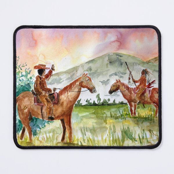 Item preview, Cowboy on Horse meets Native American designed and sold by Sebastian Grafmann.