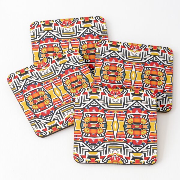 Item preview, Traditional Igorot-inspired tribal pattern. Ethnic Multicolor designed and sold by IlustradoArts.