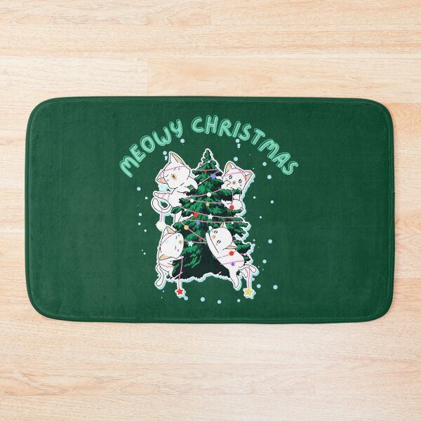 Item preview, Meowy Catmas Cat Christmas Tree Xmas Girls Boys Funny Santa designed and sold by FunnyFreak.