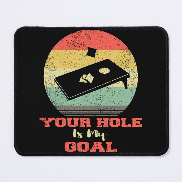 Item preview, Funny Vintage Retro Cornhole Your Hole Is My Goal Gift designed and sold by ARTZ84.