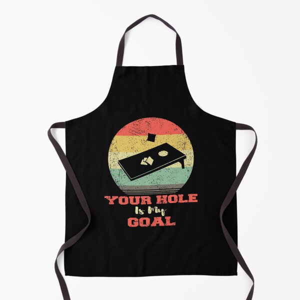 Item preview, Funny Vintage Retro Cornhole Your Hole Is My Goal Gift designed and sold by ARTZ84.