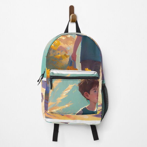 Item preview, The boy walking with his dog on the beach designed and sold by Leedo-Store.