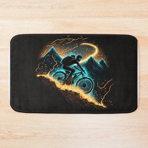 Item preview, MTB Blue Glowing Mountain Bike at National Park Downhill designed and sold by MotivStyle.