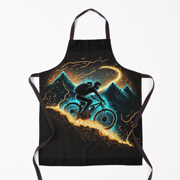 Item preview, MTB Blue Glowing Mountain Bike at National Park Downhill designed and sold by MotivStyle.