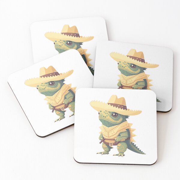 Item preview, Cute Texas Horned Lizard Cowboy(Transparent) designed and sold by pastelcountrytx.