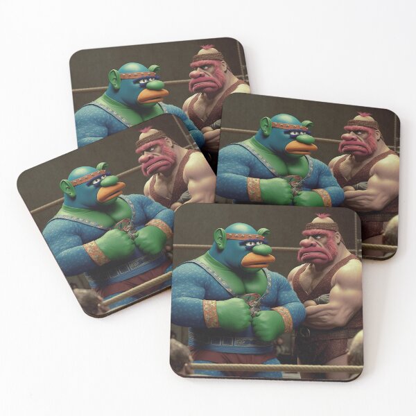 Item preview, Surreal Cartoon Wrestler Muppets Lucha Libre designed and sold by osssoconcept.