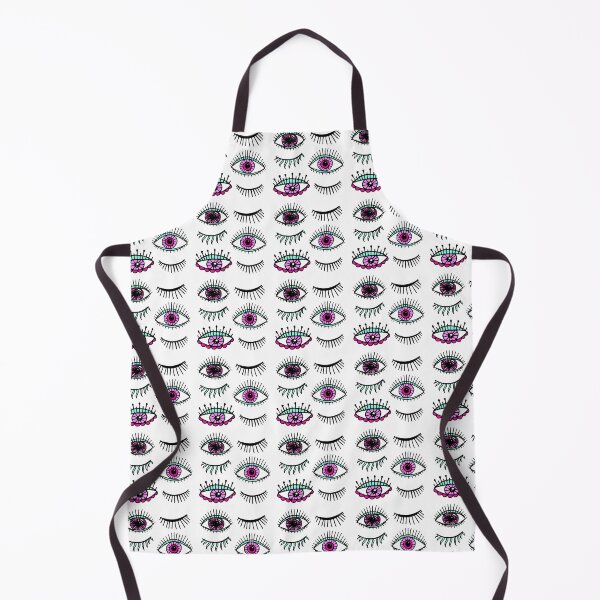 Item preview, Evil Eyes Pink Green Lucky Charm Symbol designed and sold by Julie Erin Designs.