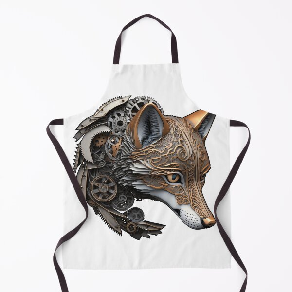 Item preview, Mechanical Fox - High Resolution Futuristic Steampunk Logo designed and sold by DreamsGD.
