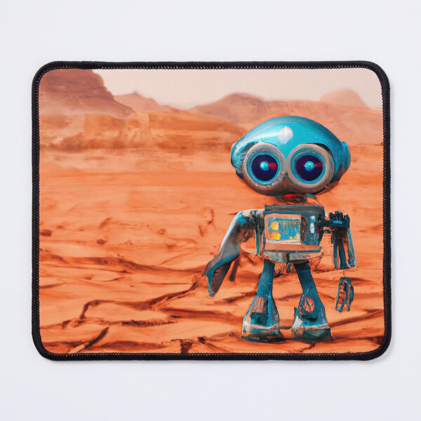 Item preview, Hippie Like Robot On The Surface of Mars - Nasa Mission To Mars designed and sold by AlanPhotoArt.