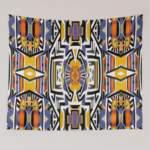 Item preview, Traditional Igorot-inspired tribal pattern. Ethnic Multicolor designed and sold by IlustradoArts.