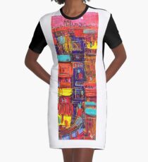 Under construction Graphic T-Shirt Dress