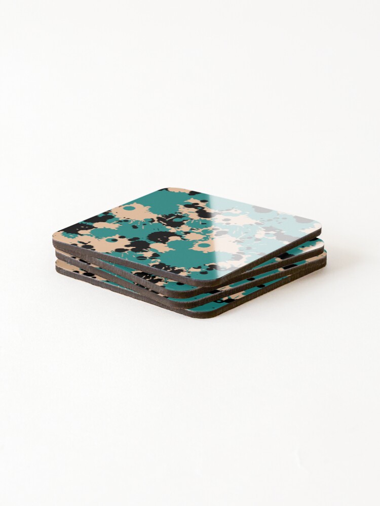 Thumbnail 4 of 5, Coasters (Set of 4), Color Combination Pattern designed and sold by TowTees.
