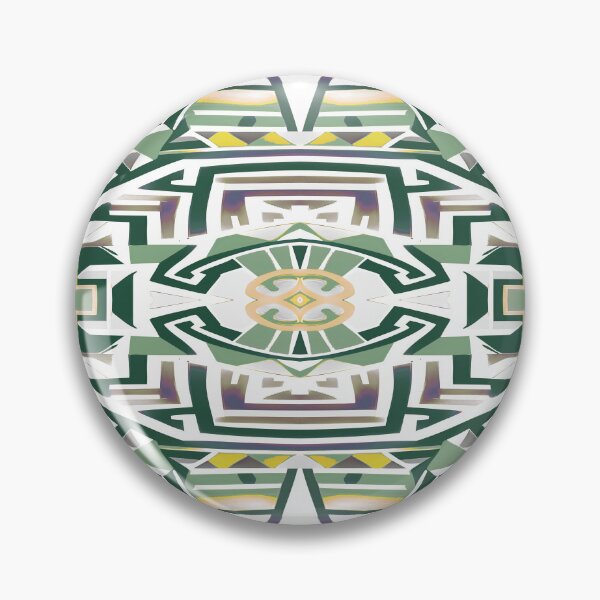 Item preview, Traditional Igorot-inspired tribal pattern. Ethnic White and green designed and sold by IlustradoArts.