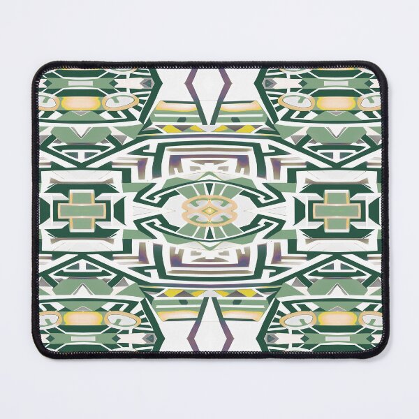 Item preview, Traditional Igorot-inspired tribal pattern. Ethnic White and green designed and sold by IlustradoArts.