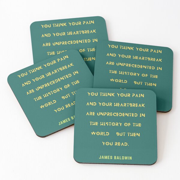 Item preview, James Baldwin quote designed and sold by artbleed.