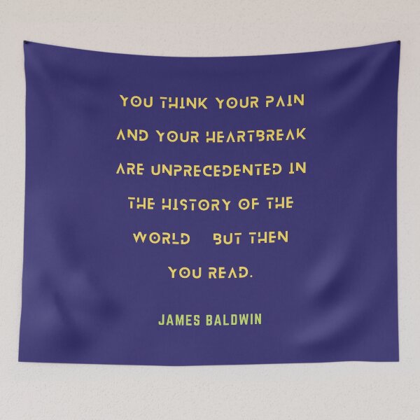 Item preview, James Baldwin quote designed and sold by artbleed.