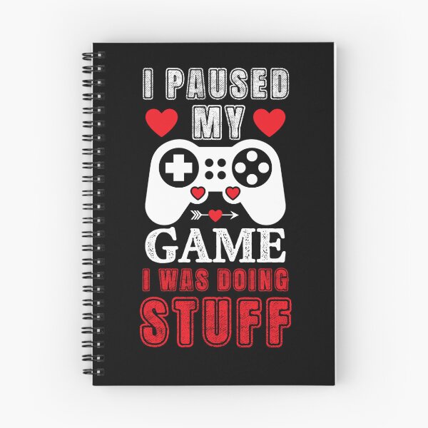 Item preview, I Paused My Game I Was Doing Stuff, I'm Stuff Couple  designed and sold by IKERAS.