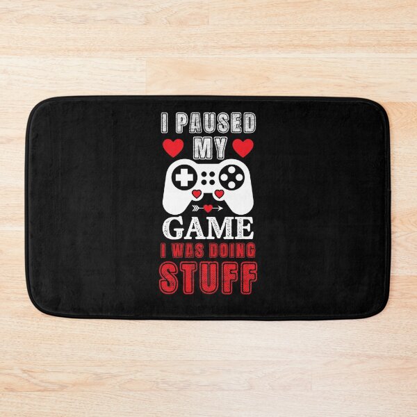 Item preview, I Paused My Game I Was Doing Stuff, I'm Stuff Couple  designed and sold by IKERAS.