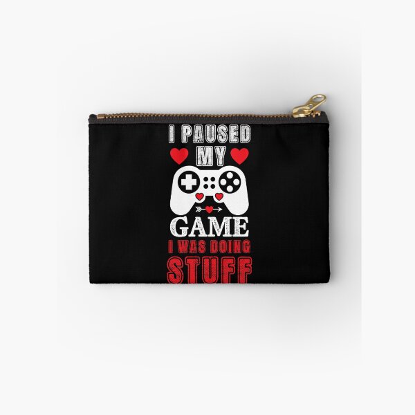Item preview, I Paused My Game I Was Doing Stuff, I'm Stuff Couple  designed and sold by IKERAS.