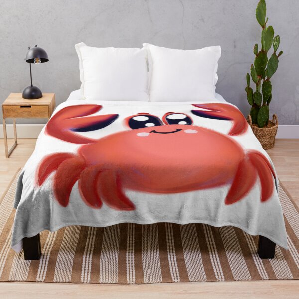 Item preview, Cute Crab Drawing designed and sold by WeHeartAnimals.