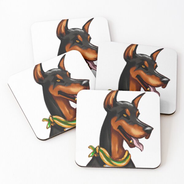 Item preview, Cute Dobermann Drawing designed and sold by WeHeartAnimals.