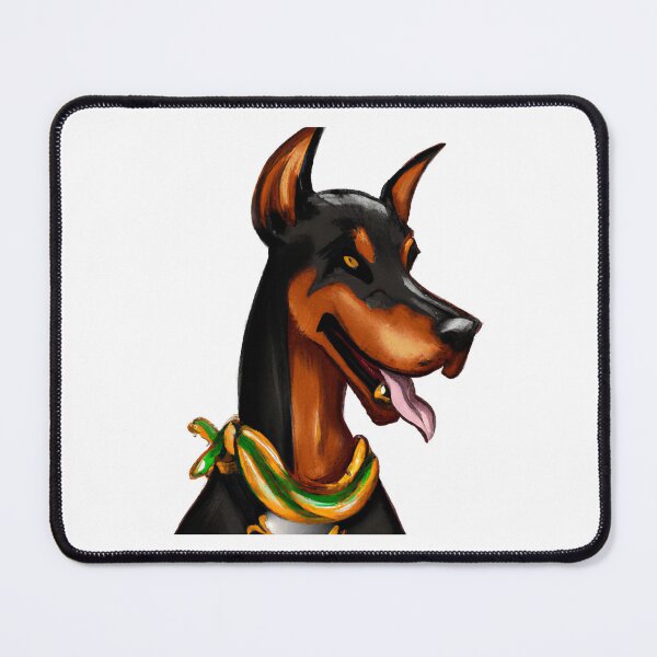Item preview, Cute Dobermann Drawing designed and sold by WeHeartAnimals.