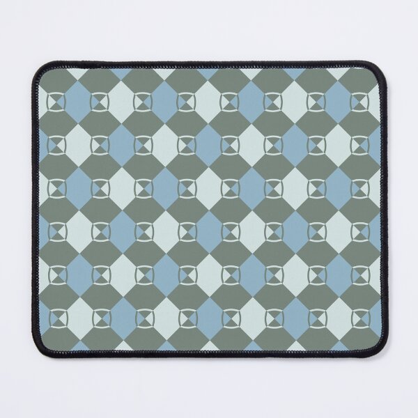 Item preview, Harlequin Squares Grey Green and Soft Blues Repeat 5748 designed and sold by Art in My Loft.