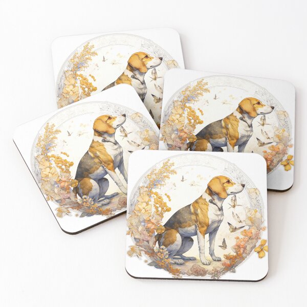 Item preview, Flowered Beagle Puppy designed and sold by MckennaiiShop.
